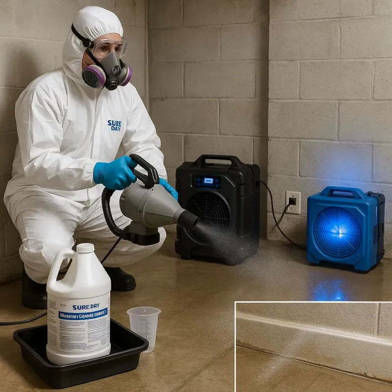 Sanitization and Odor Removal process in Berwyn Heights, MD